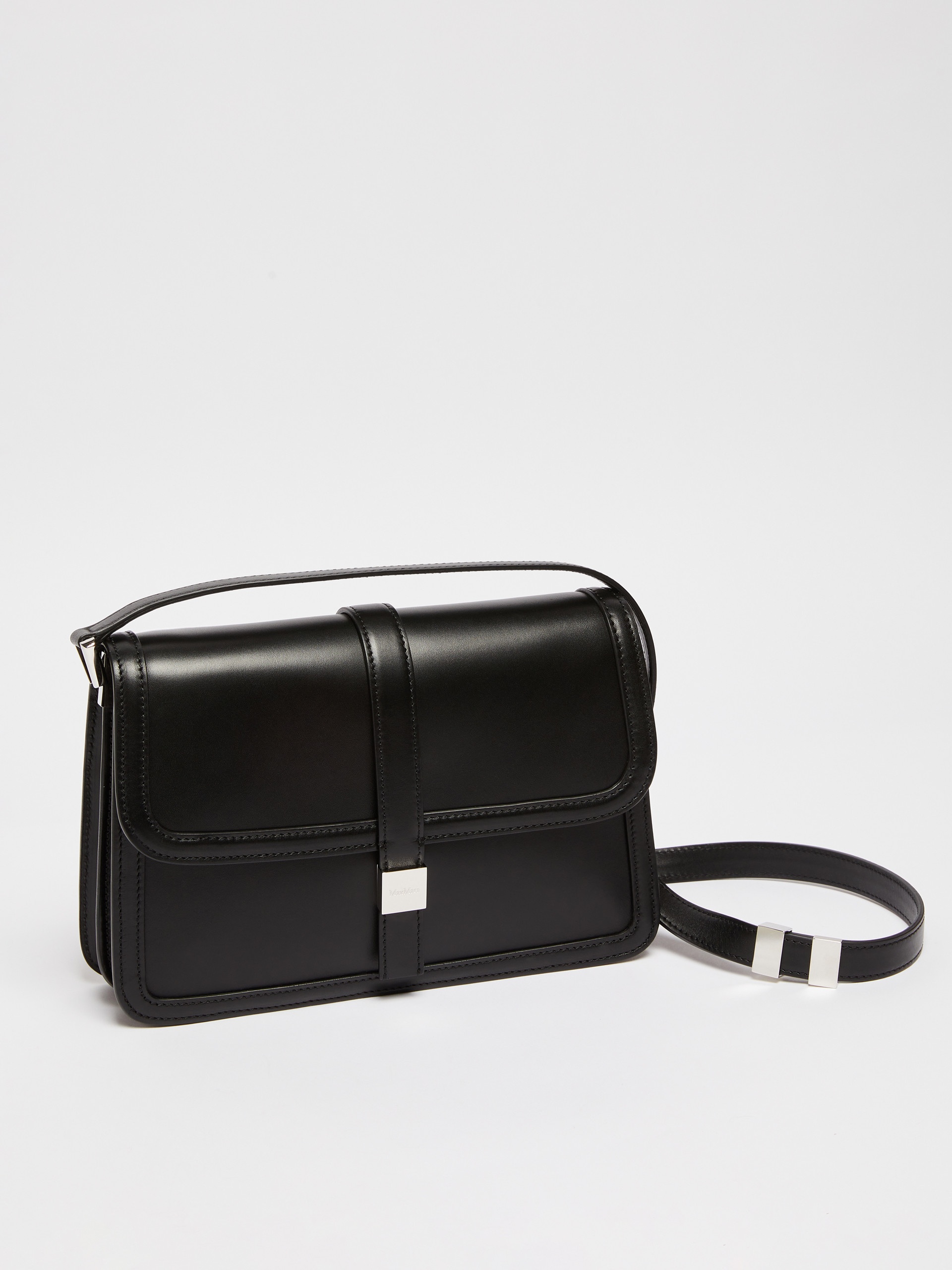 直営♪Max Mara Accessori カーフスキン ハンドバッグ BIANCA Black Bianca Bag by Max Mara on Sale