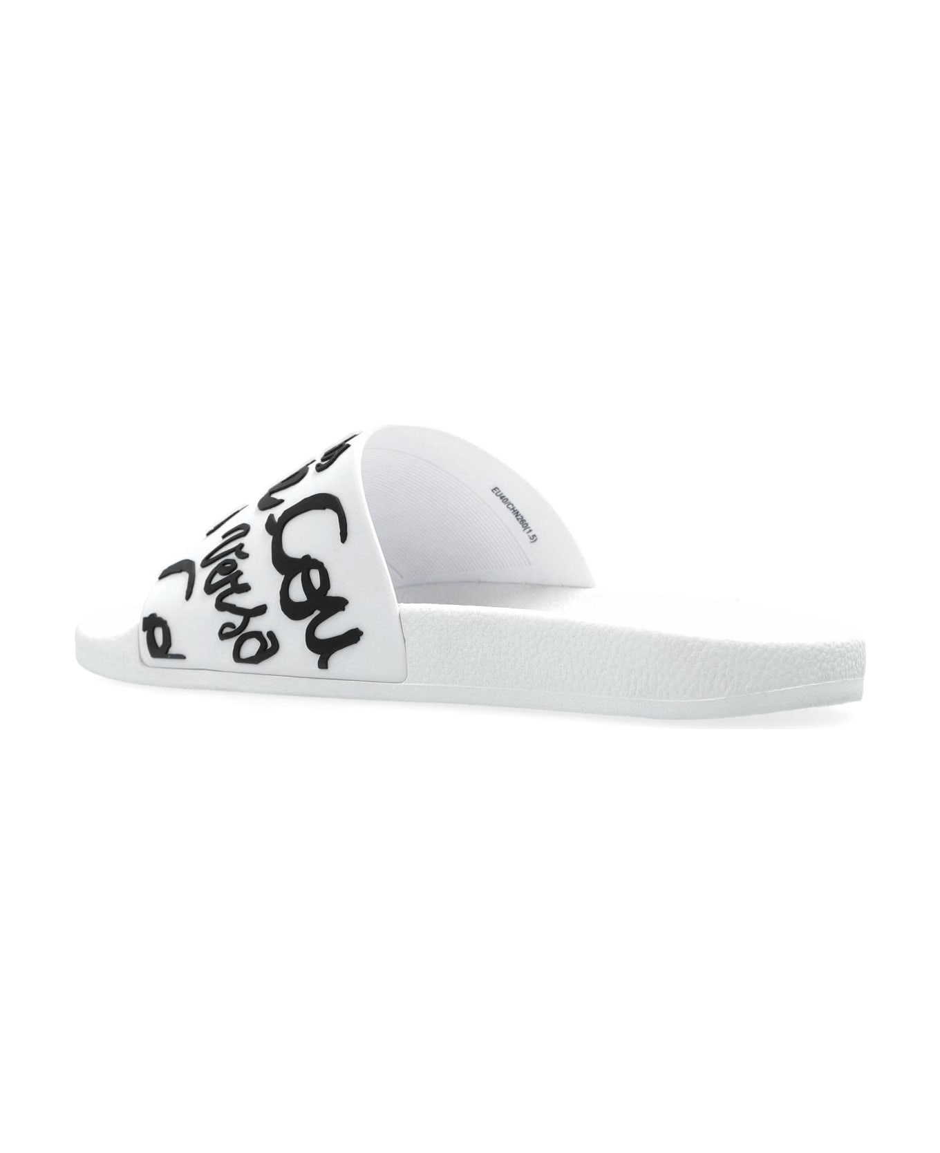 Versace Jeans Couture Rubber Slides With Logo - 5