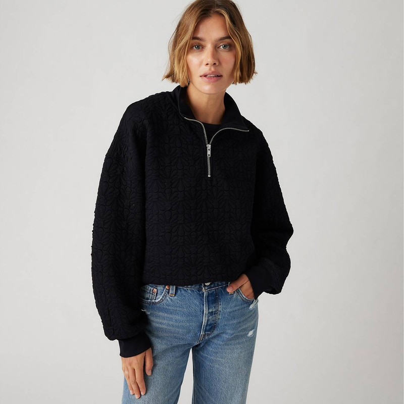 Levi's 1/4 ZIP QUILTED FLEECE SWEATSHIRT outlook