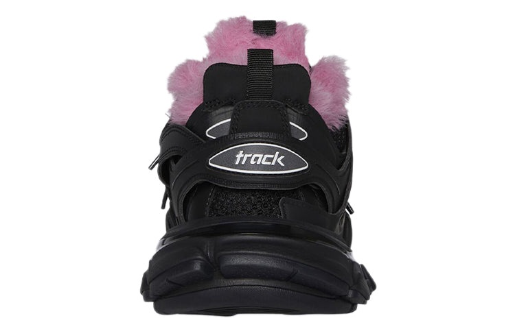 (WMNS) Balenciaga Track Sneakers 'Black Fake Fur Pink' 668555W3CQ61050 - 5