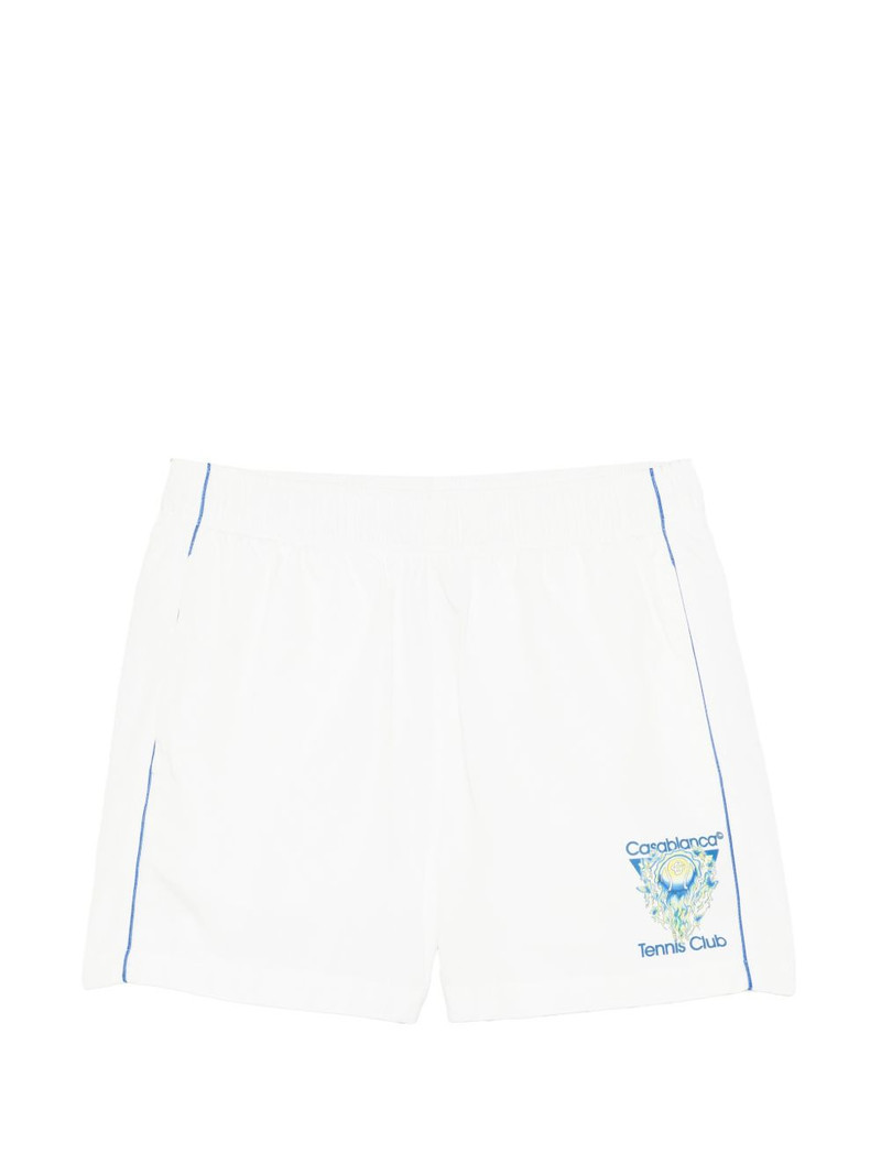 logo-print shorts 1