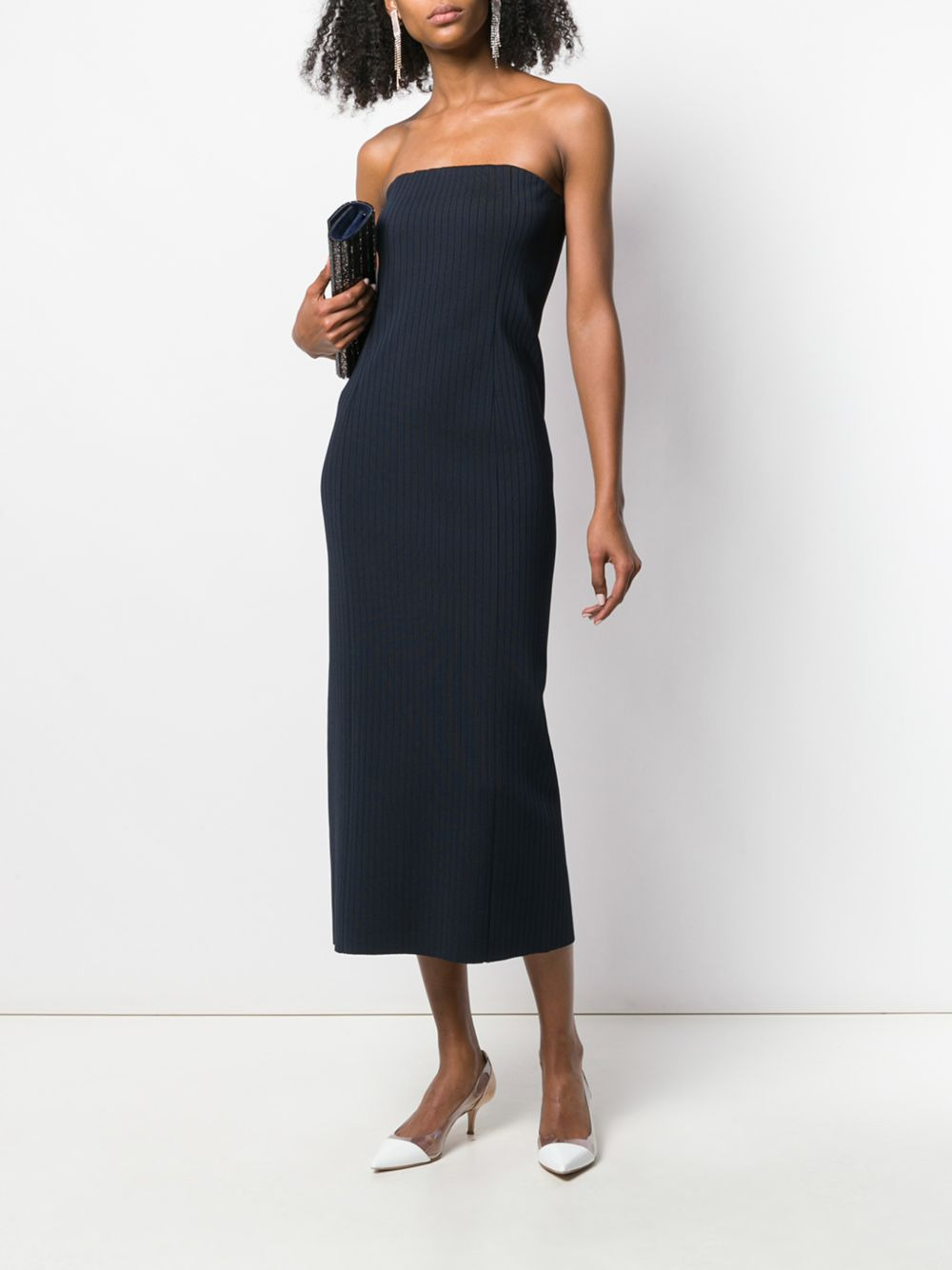 ribbed tube dress - 2