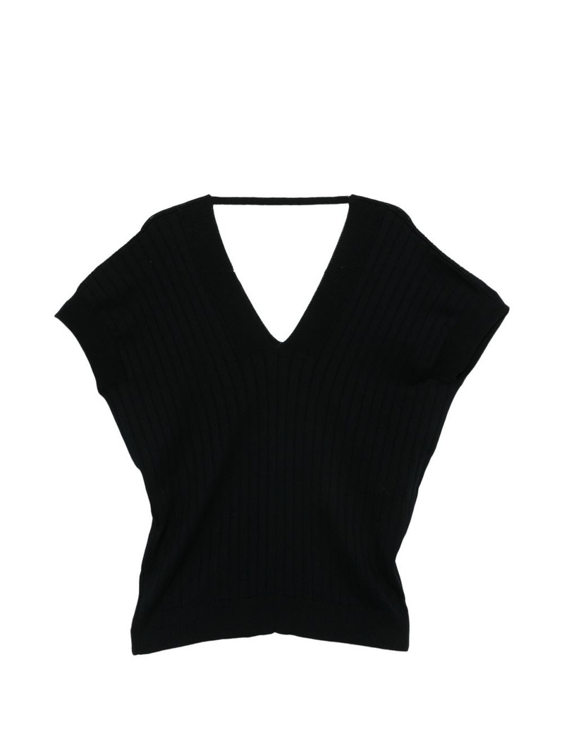 Plan C V-neck blouse outlook