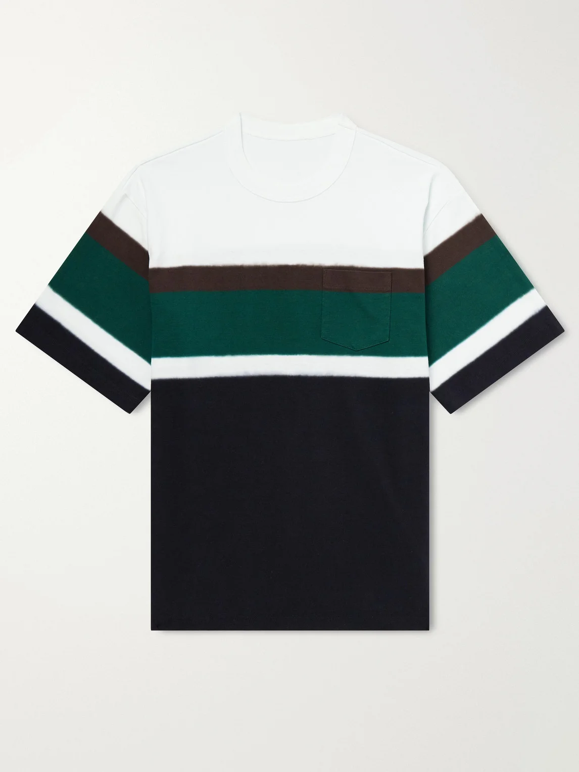 Chusen-Dyed Cotton-Jersey T-Shirt - 1