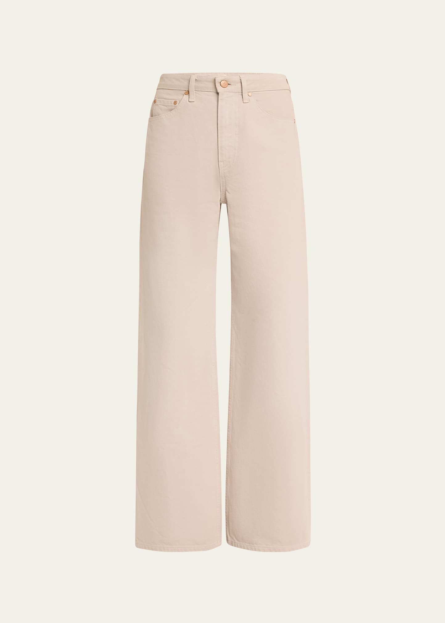 The Willow Wide-Leg Denim Jeans - 1