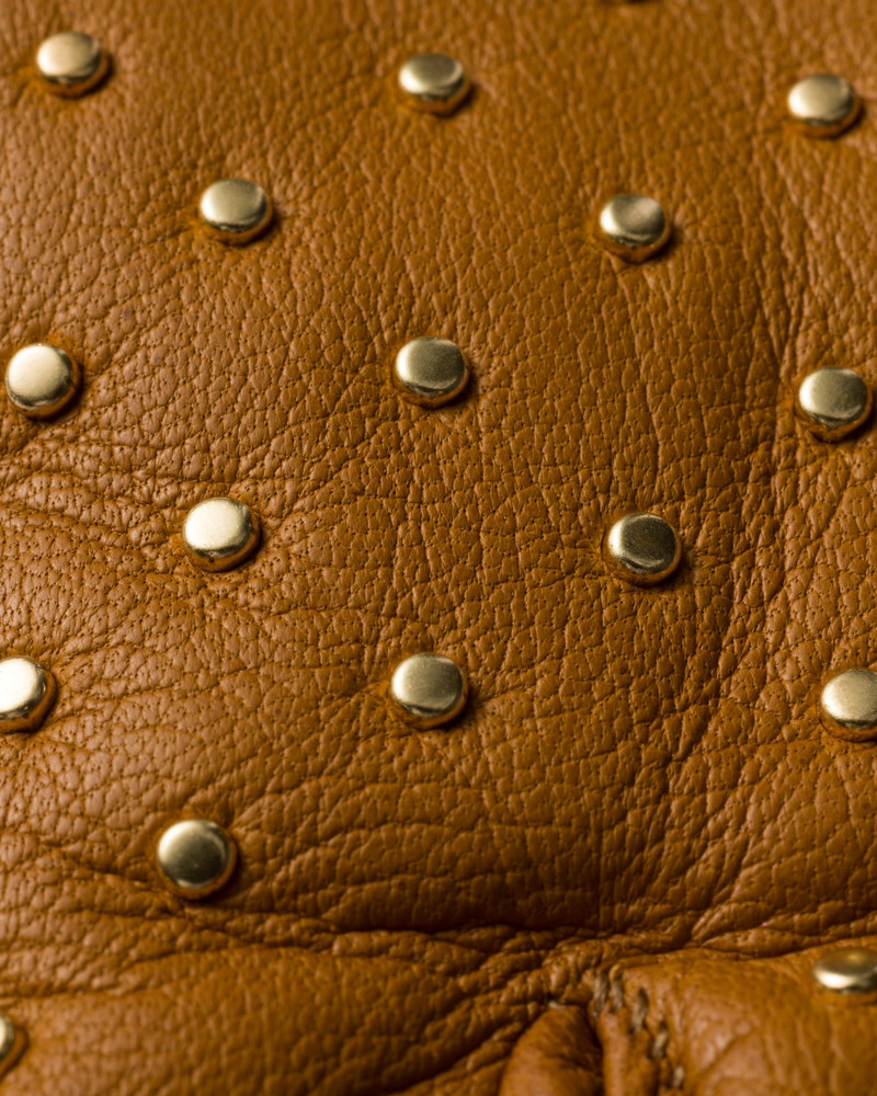 Prada Studded nappa leather gloves outlook