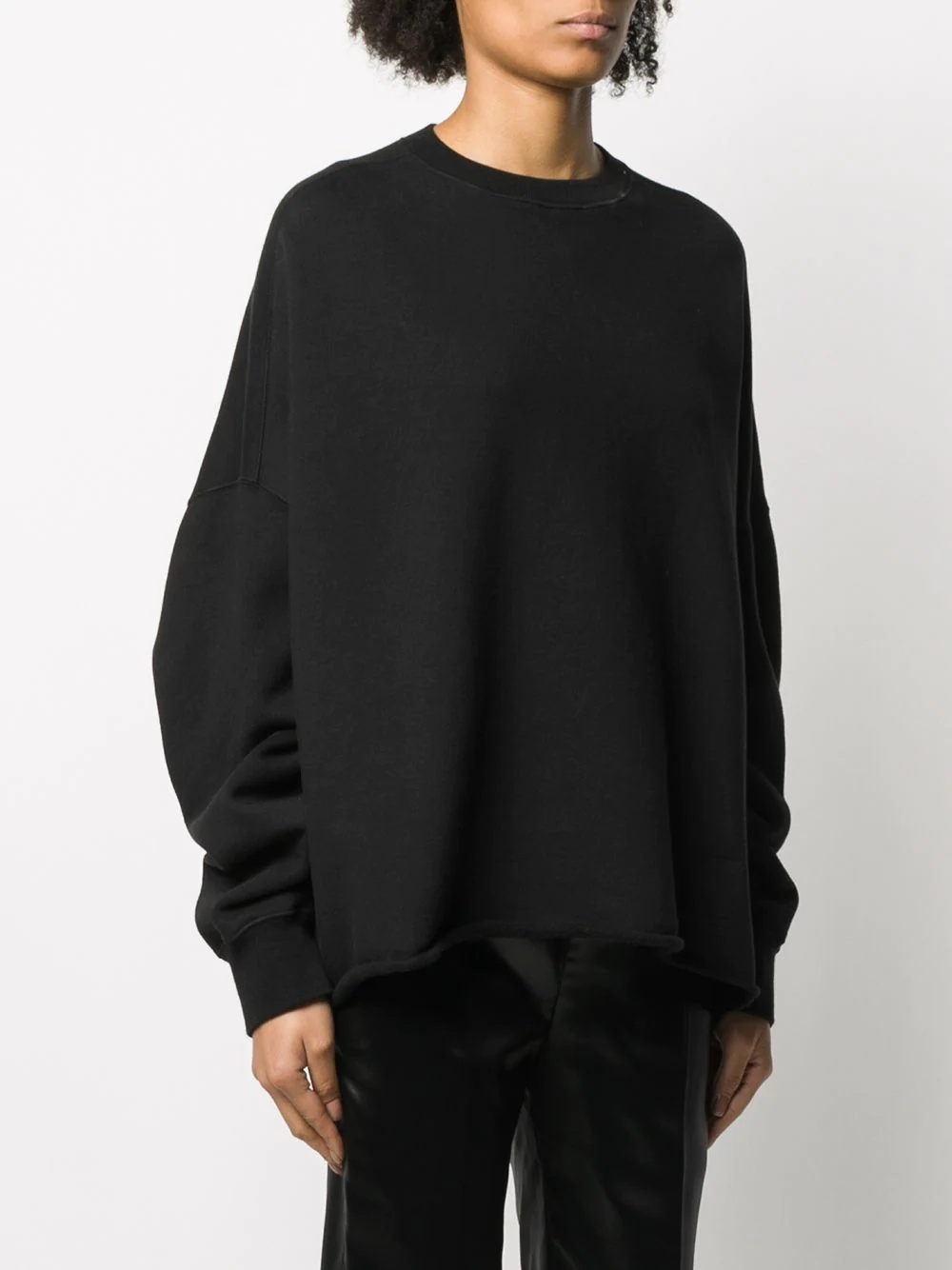 long sleeve boxy fit sweater - 3