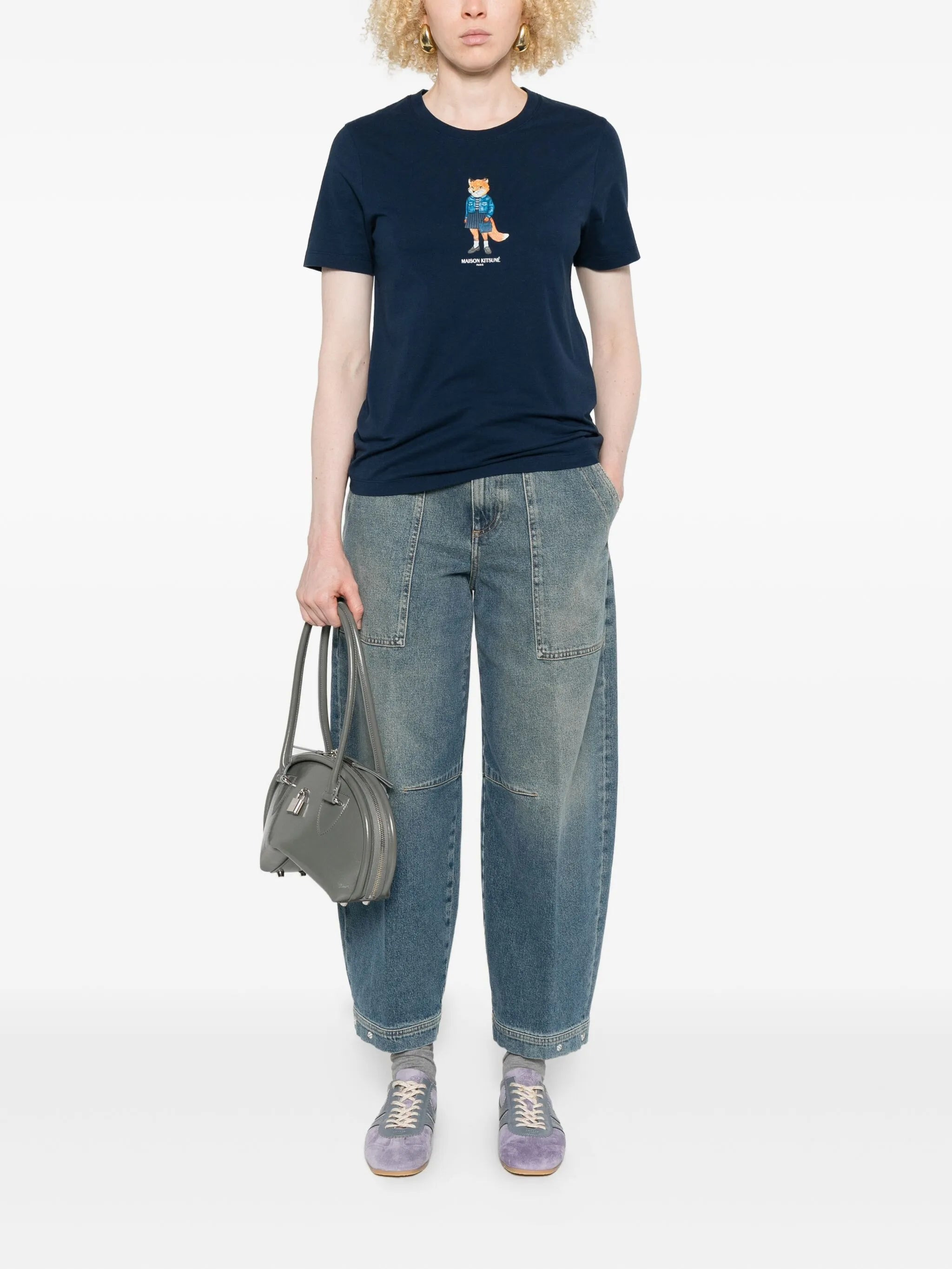 Maison Kitsuné Dressed Fox Print T-shirt - 2