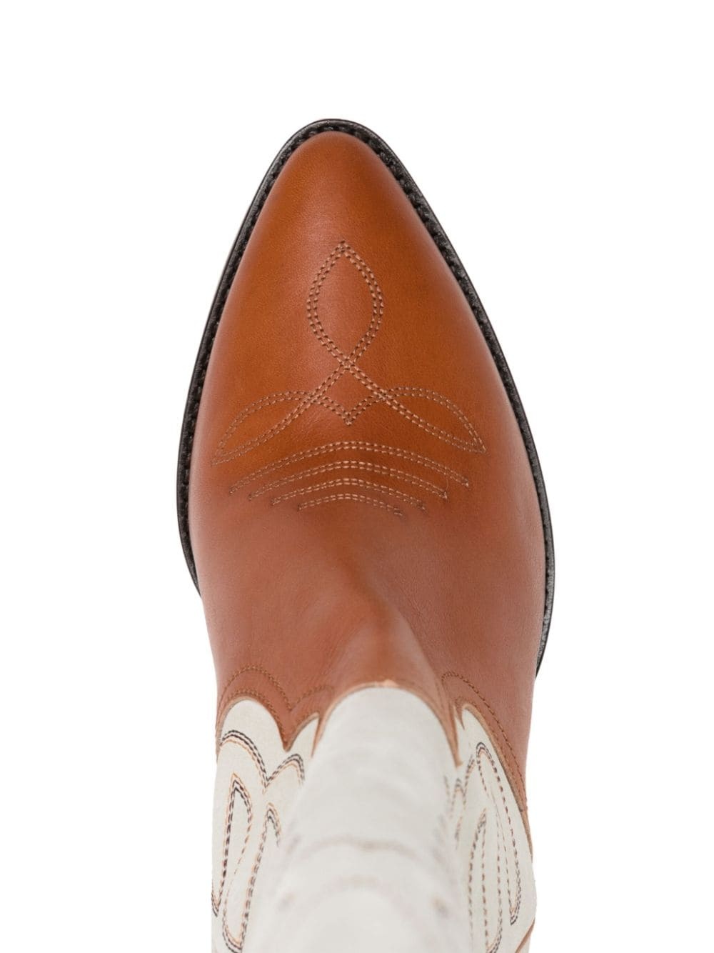 Liela 60mm embroidered leather boots - 4