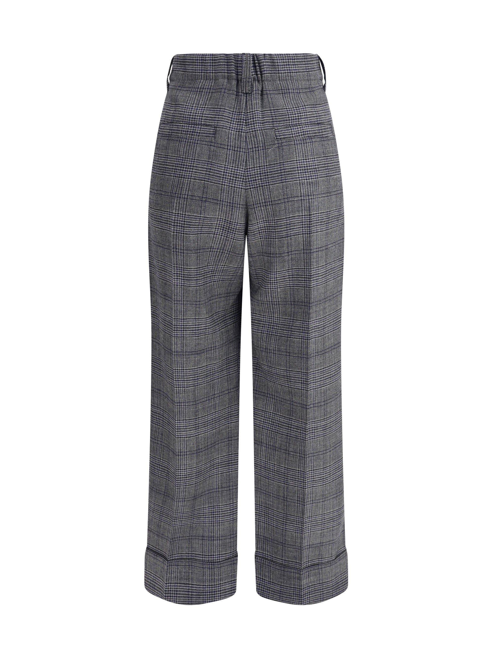 Brunello Cucinelli Women Prince Of Wales Patterned Pants - 2