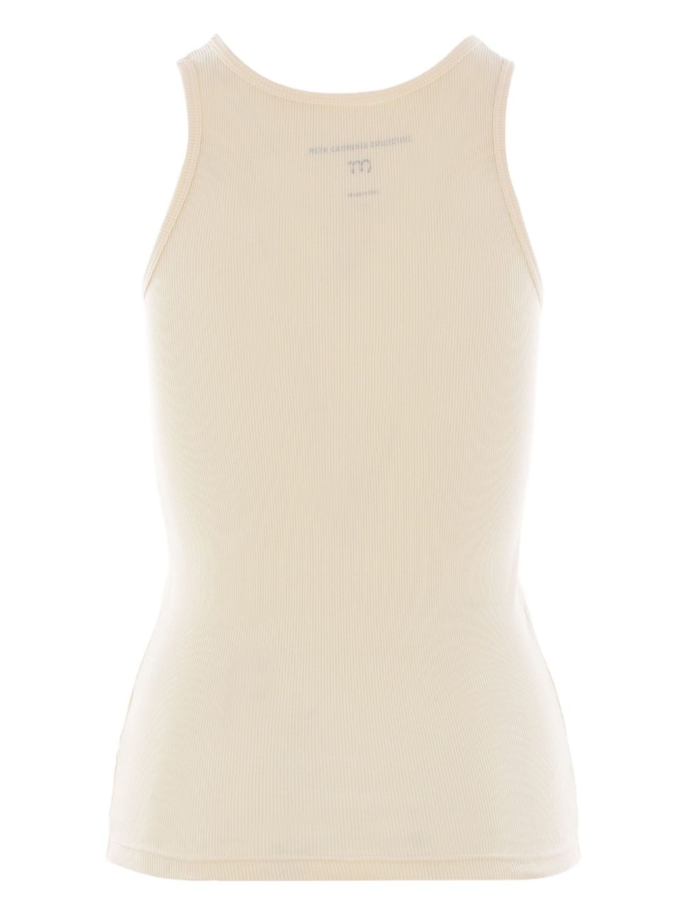 rib-jersey tank top - 2