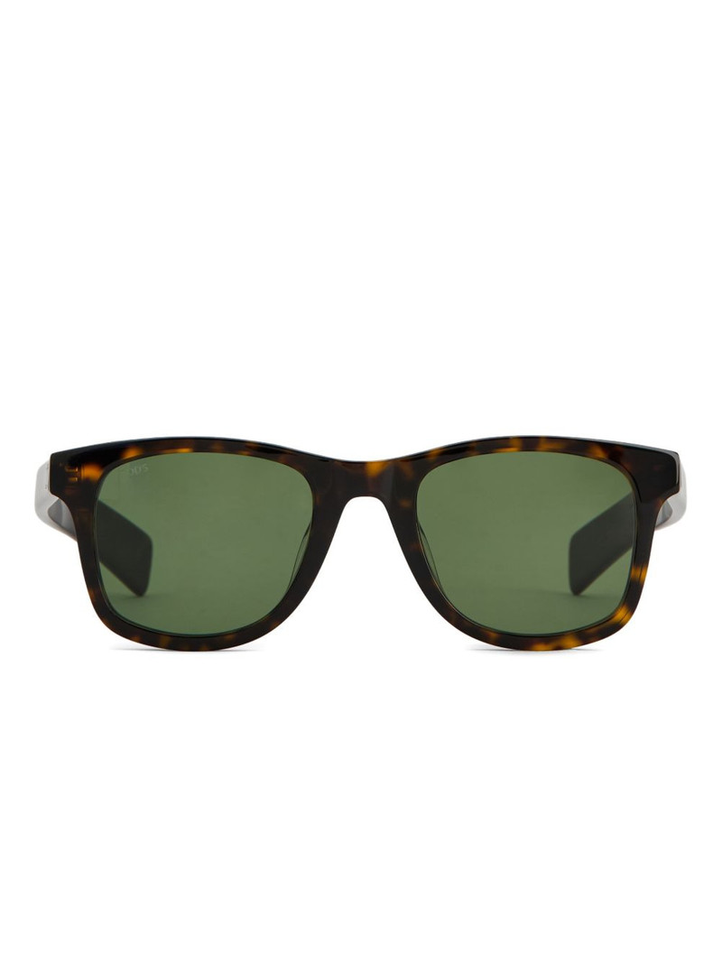 logo square-frame sunglasses 1