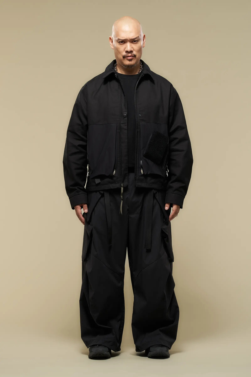ACRONYM P56A-E Encapsulated Nylon Double Cargo Trouser Black outlook