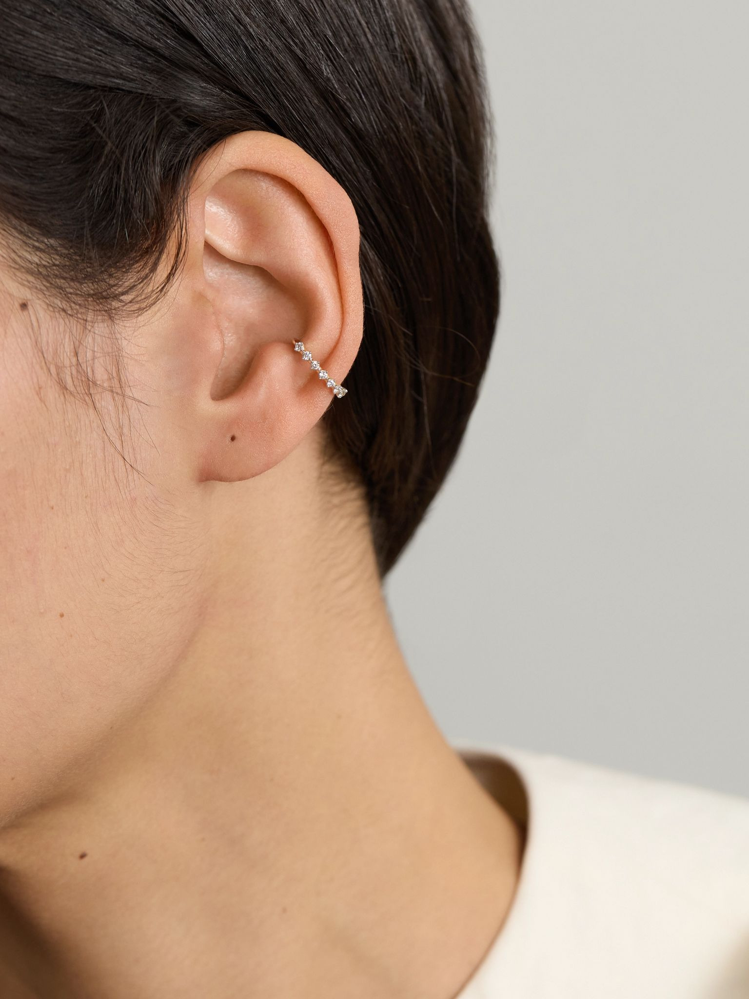Bright Lights 10-karat gold diamond ear cuff Gold - 2