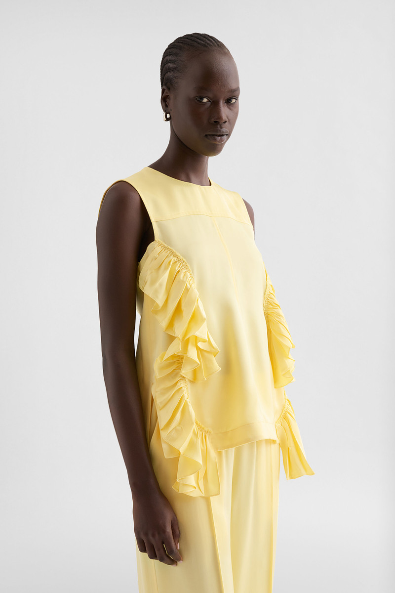Fluid Viscose Ruffle Top 3