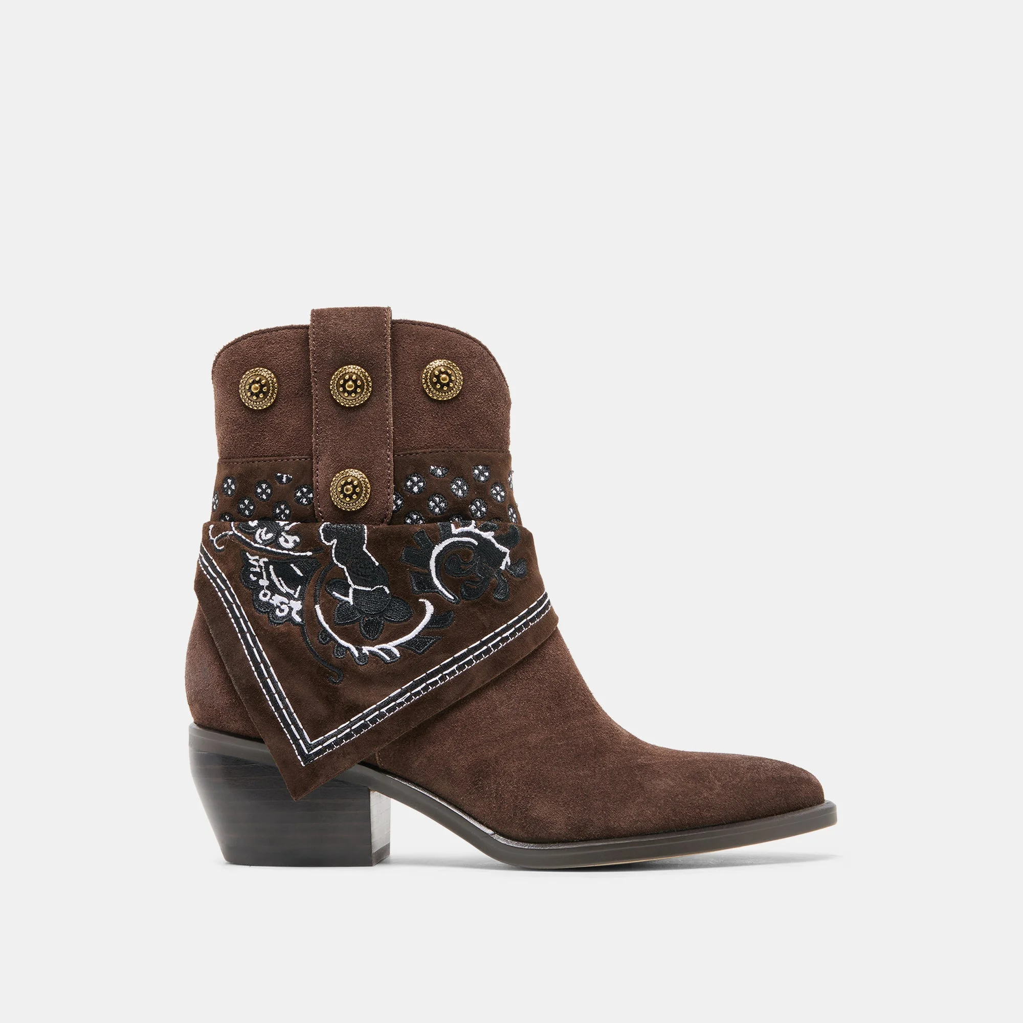 MEKALA BOOTS DK BROWN SUEDE - 1