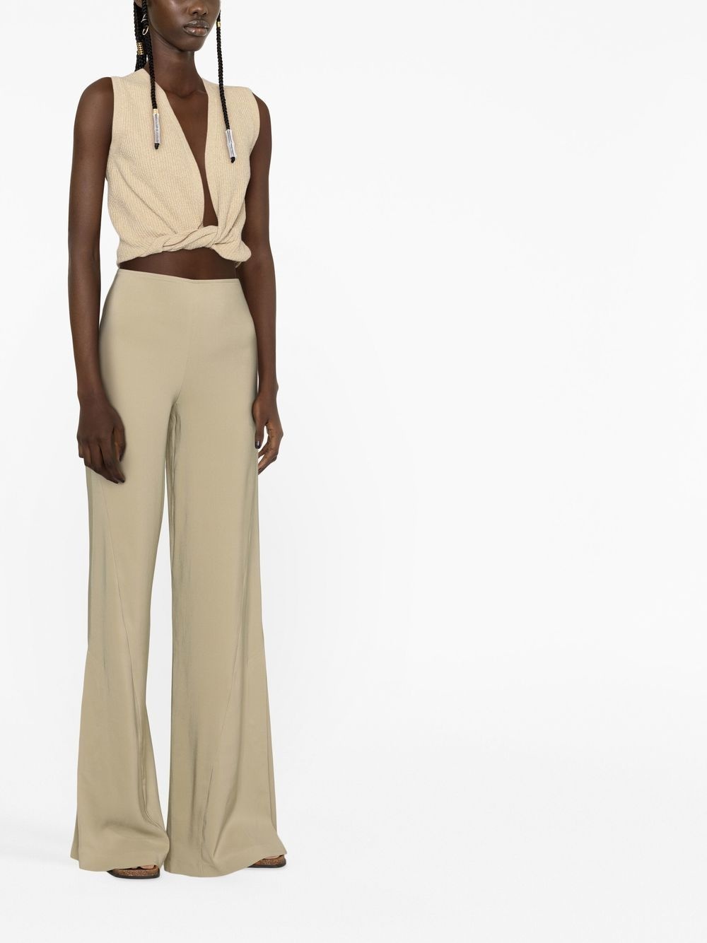 Soffio flared trousers - 3