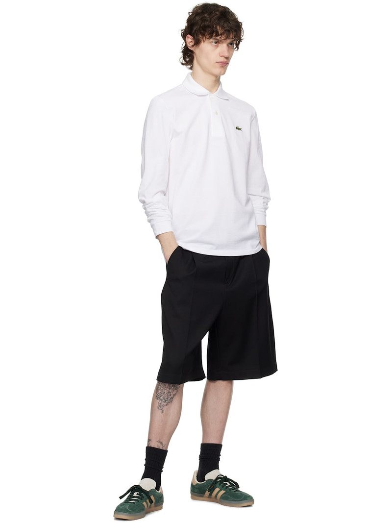 LACOSTE White Classic Fit Long Sleeve Polo outlook