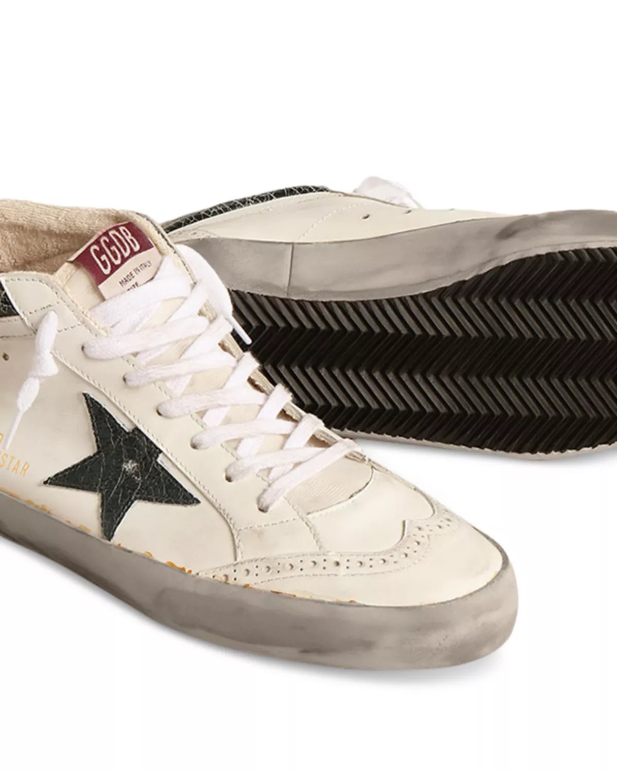 Men's Mid Star Lace Up Wingtip Sneakers - 4