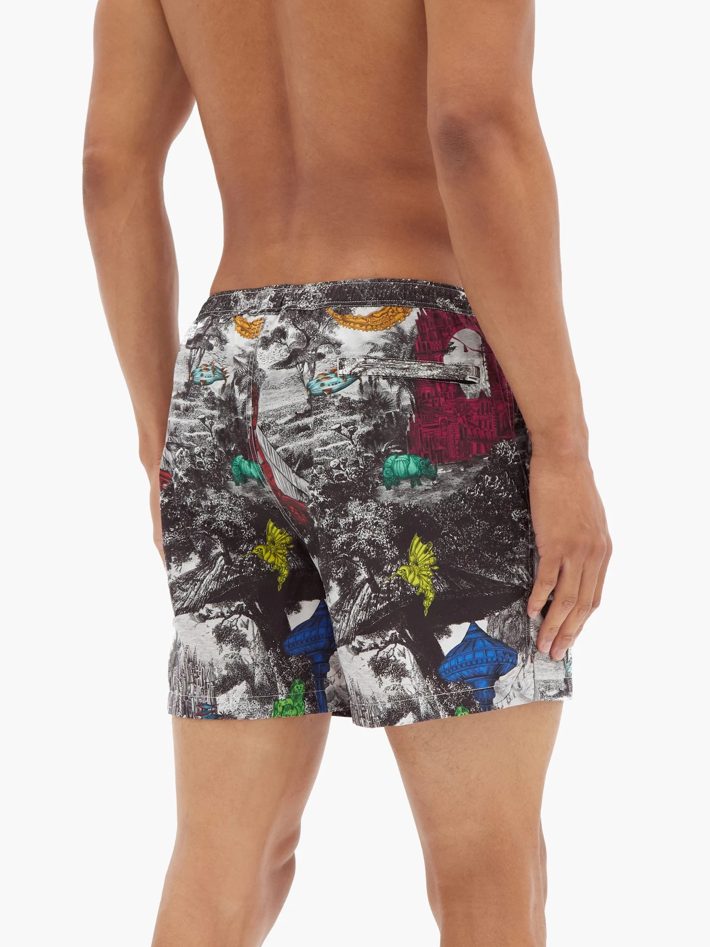 Dreamatic-print shell swim shorts - 3