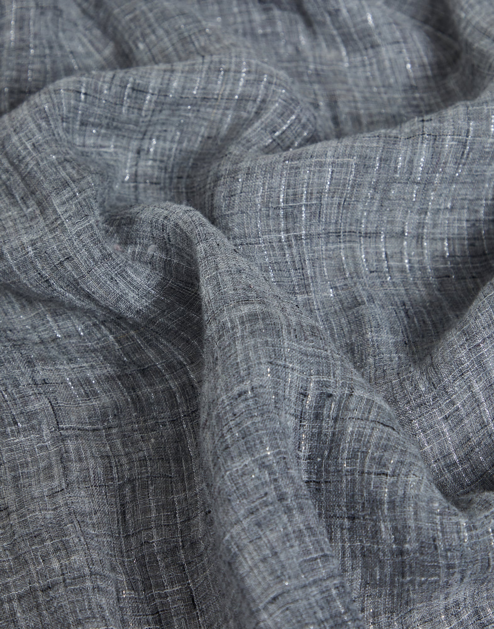 Sparkling mélange linen scarf - 3