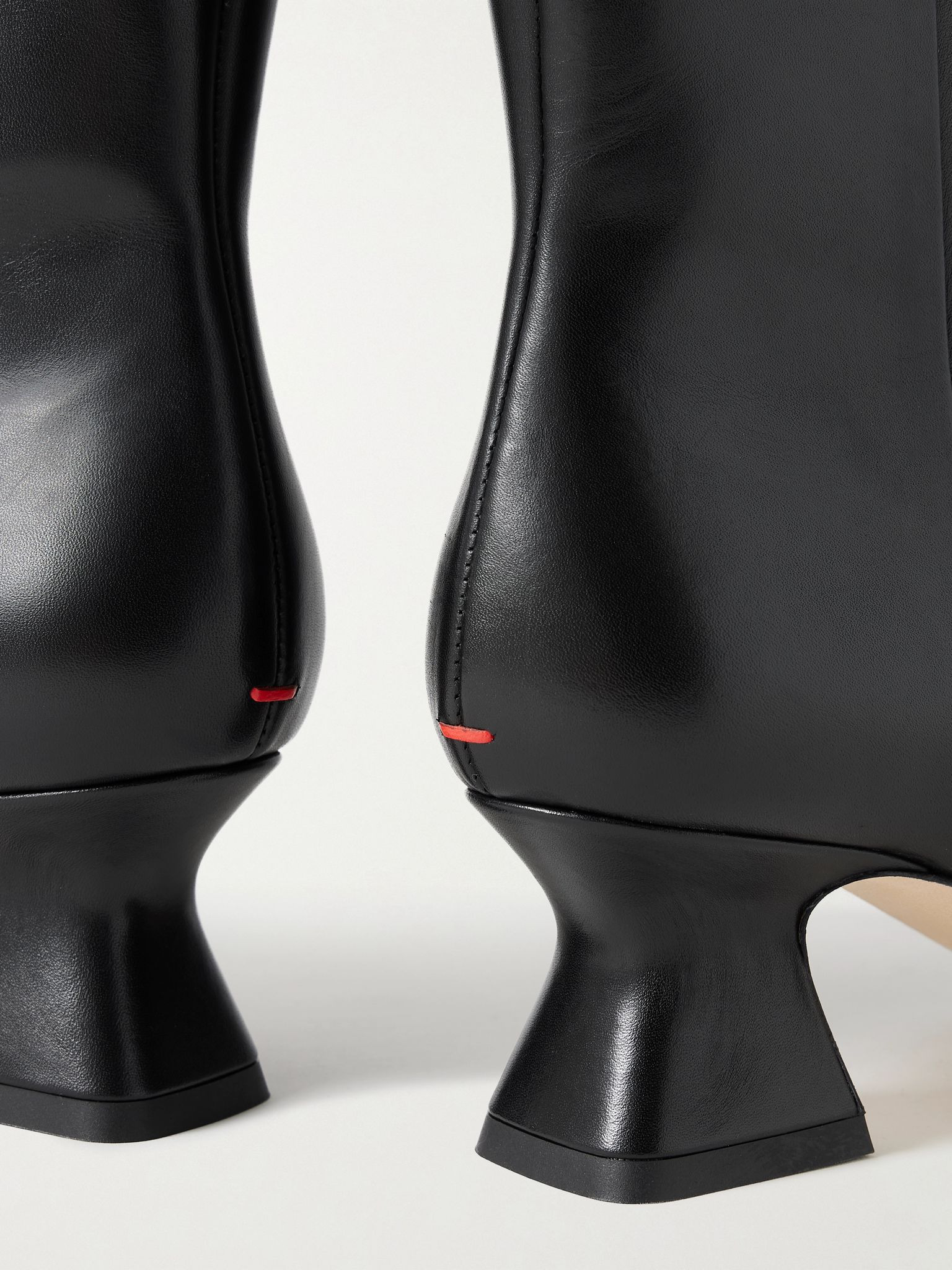 Koko leather ankle boots Black - 4