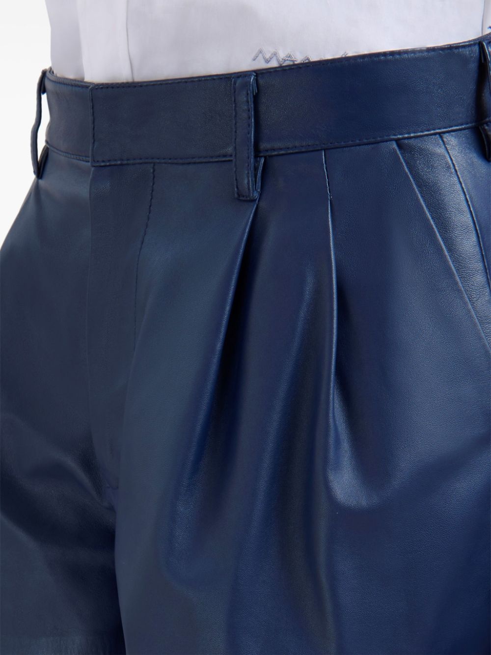 leather shorts - 5