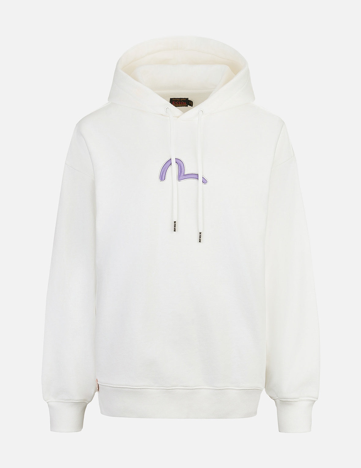 Logo and Fortune Cat Daicock Print Oversized Hoodie - 2