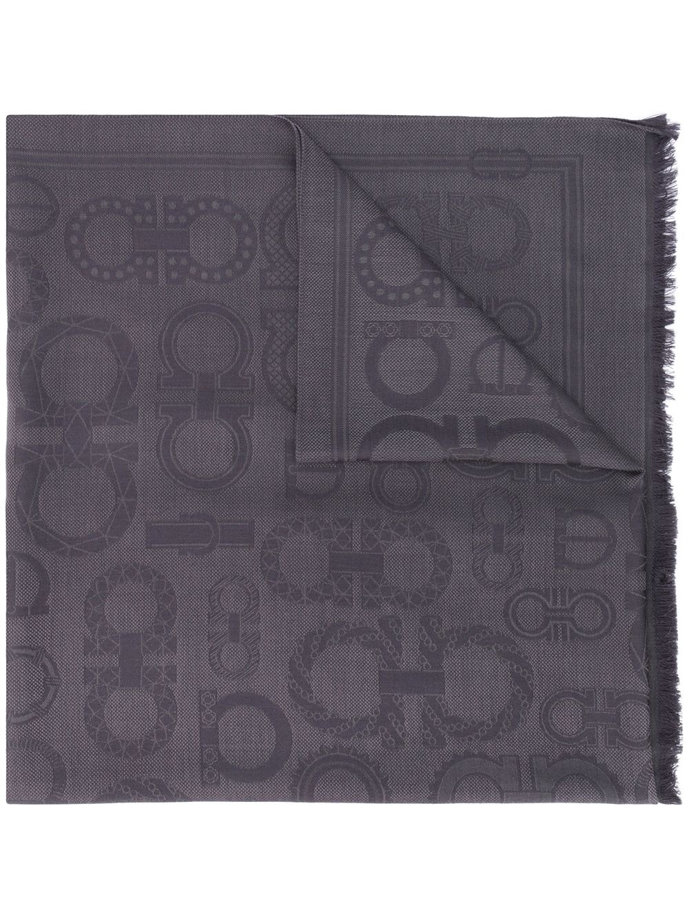 Gancini jacquard scarf - 1