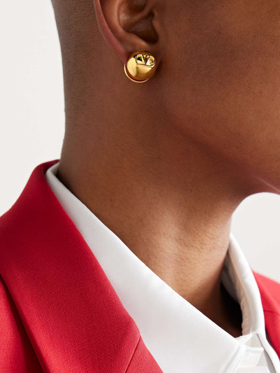 Valentino VLOGO gold-tone earrings outlook