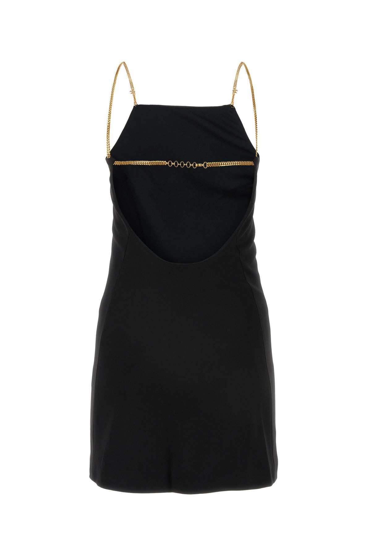 Black jersey mini dress - 2