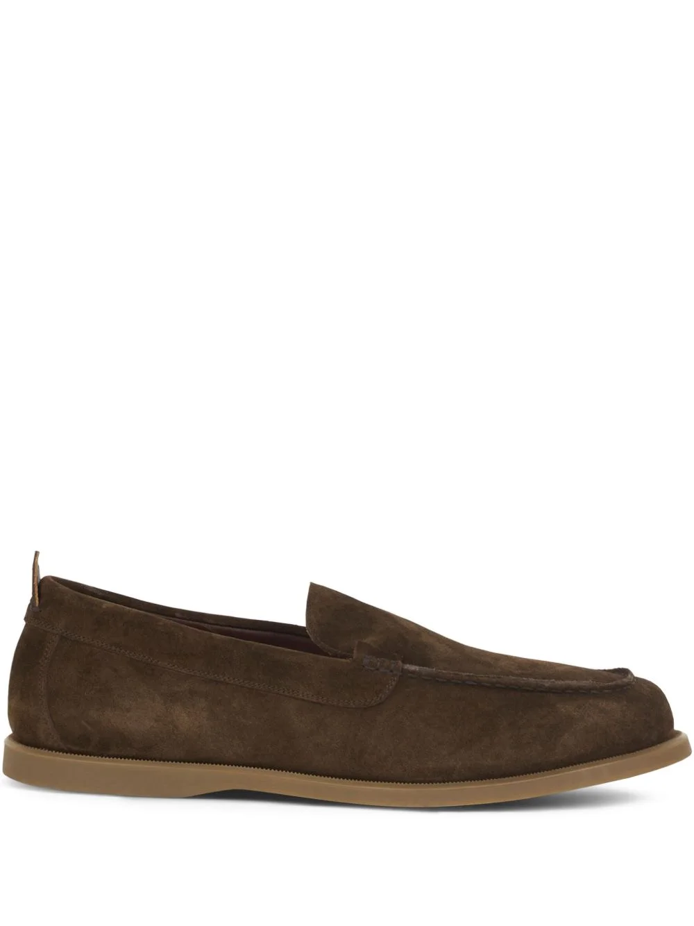 printed slip-on loafers - 1