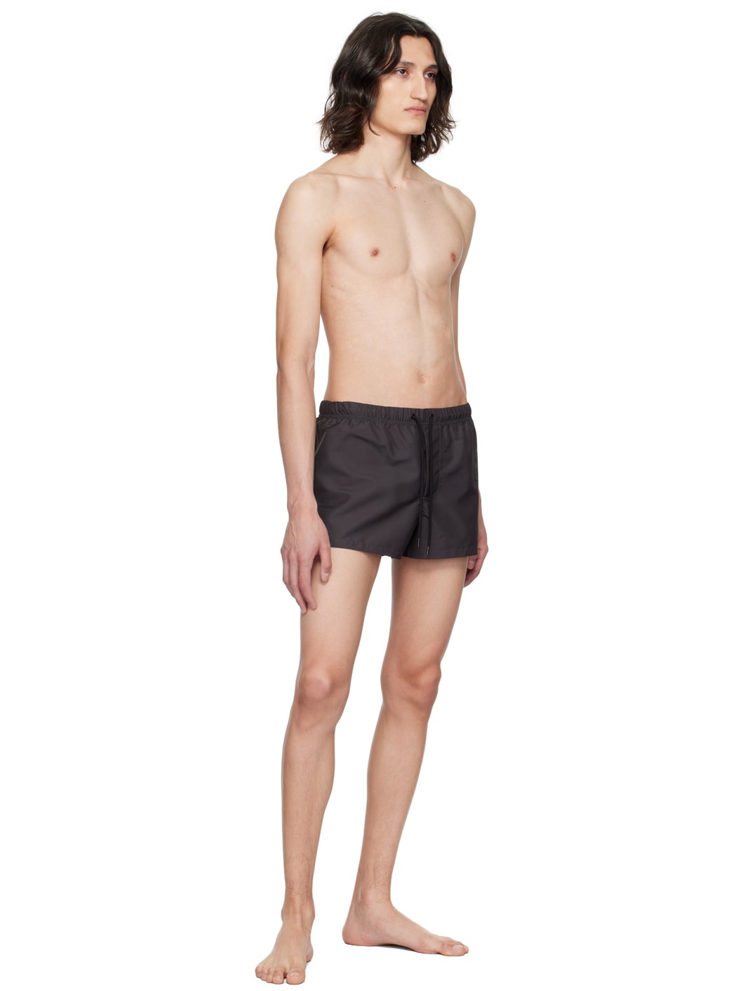 Black Cartouche Swim Shorts - 5