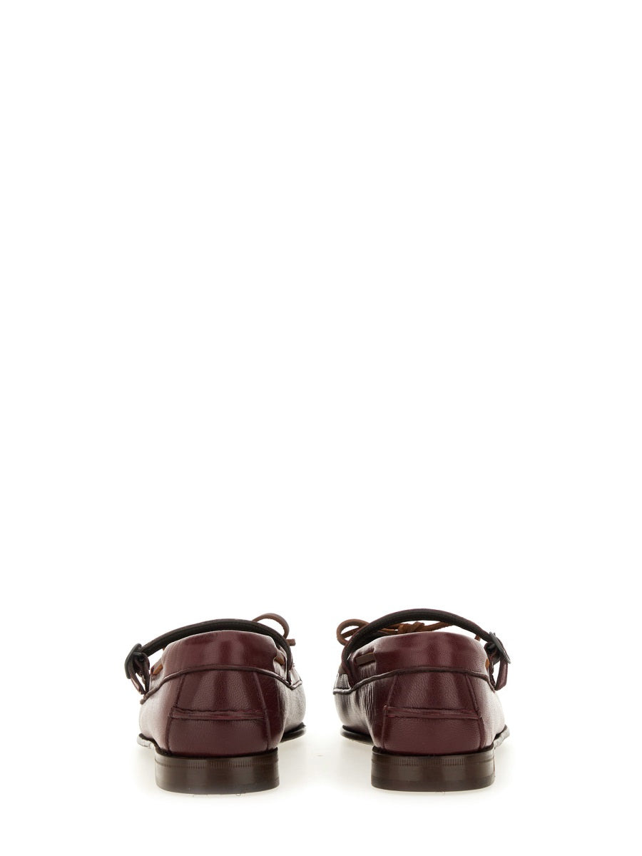 Hereu Women Moccasin "Mary Jane Lorea Supple Shiny" - 4