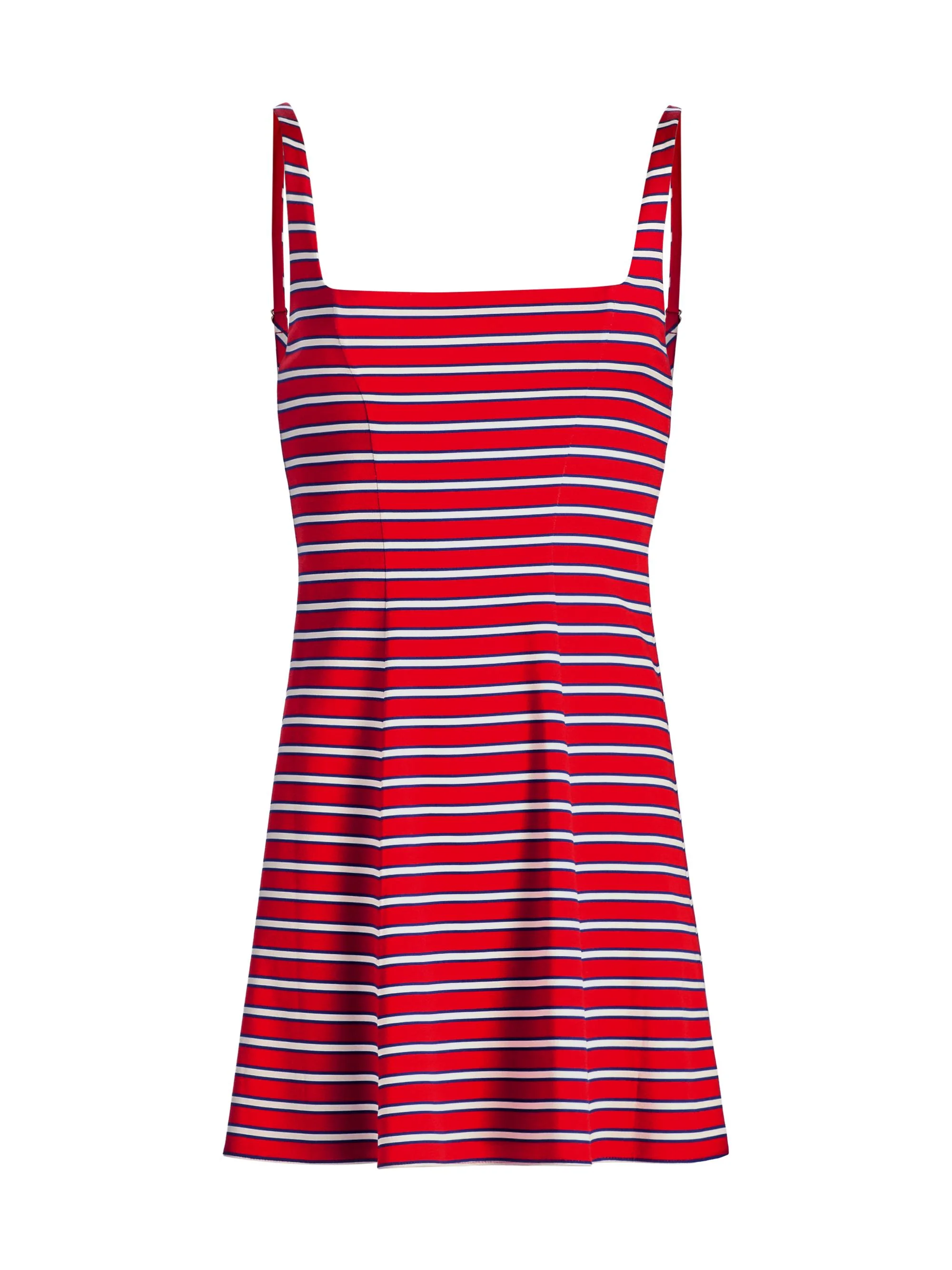 Women's Julia Shadow Striped Minidress - Teakwood Chili Pepper - 1