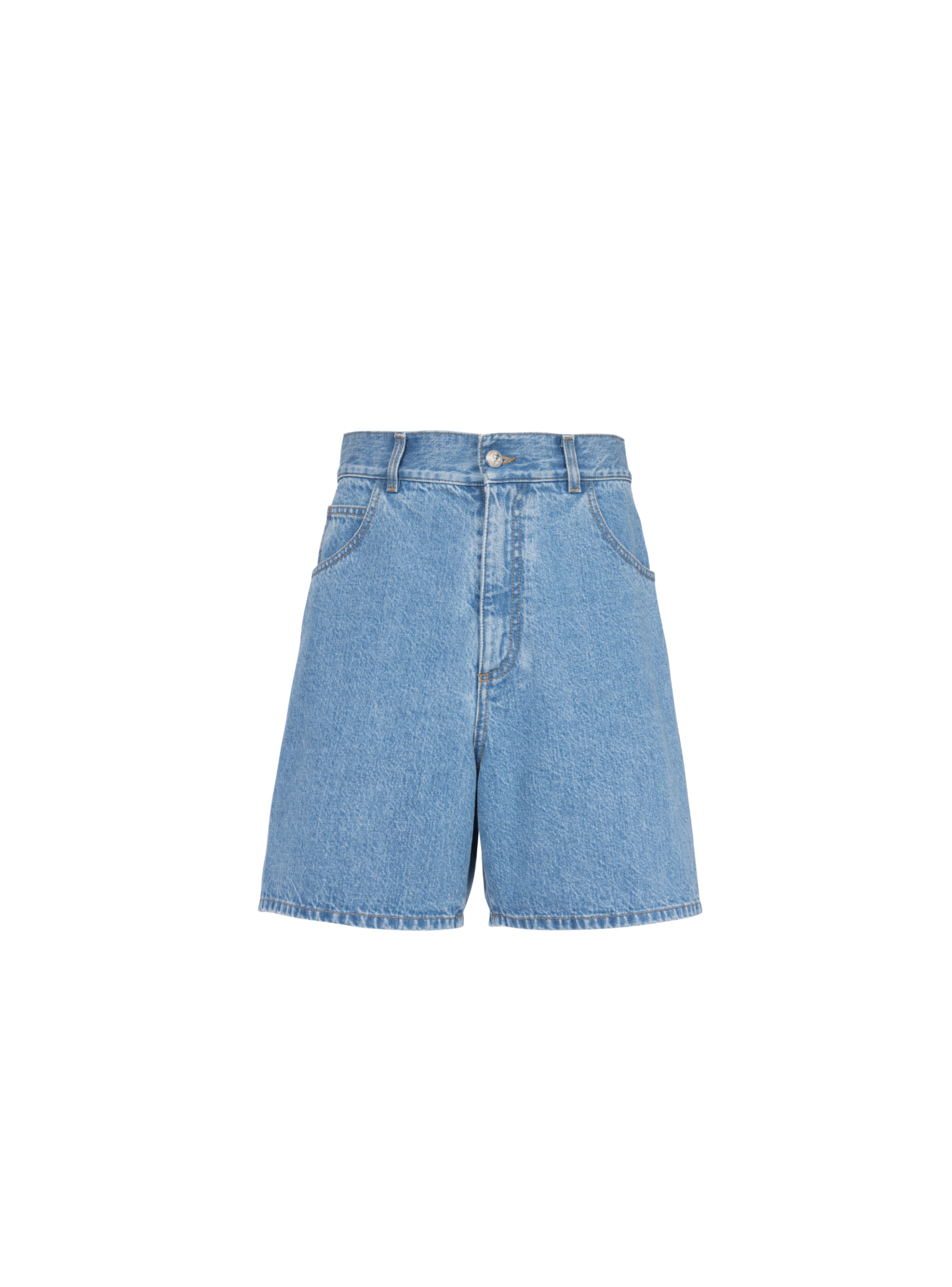 Oversized denim shorts - 1