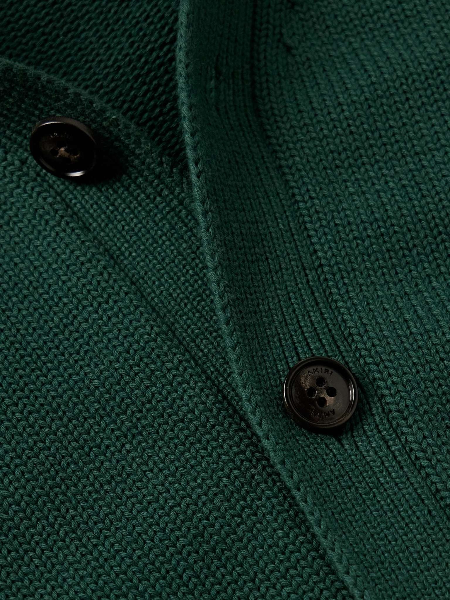 Bones Logo-Embroidered Appliquéd Cotton Cardigan - 4