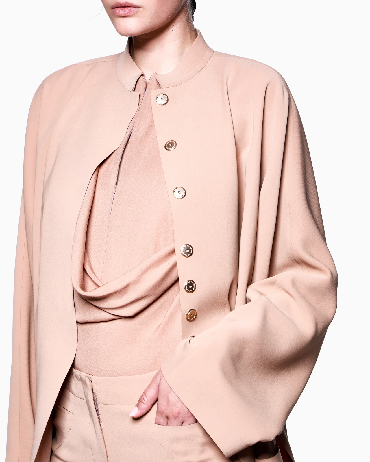 TOP IN SILK DOUBLE GEORGETTE - 5