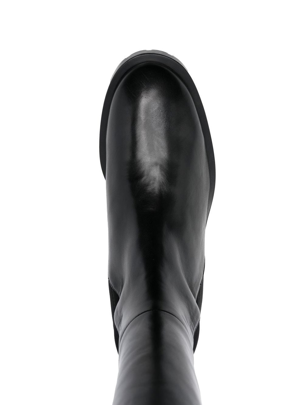 panelled knee-length boots - 4