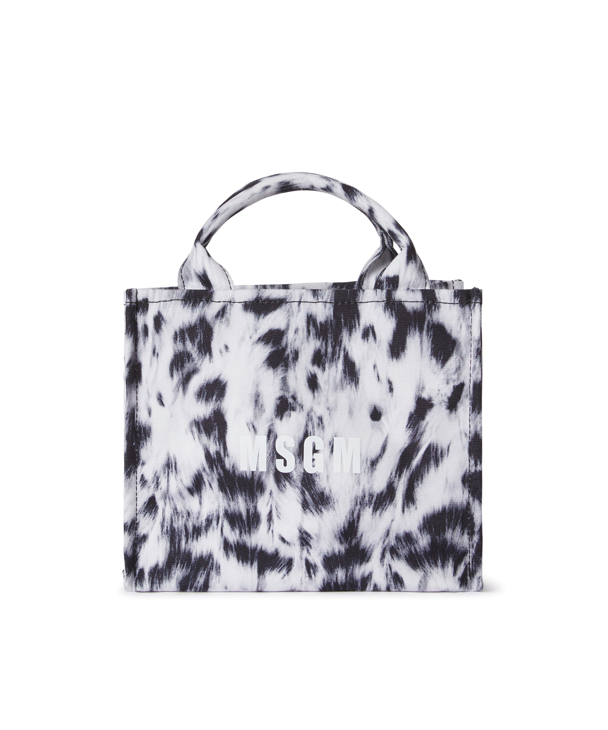Small MSGM tote bag with exotic animal print - 1
