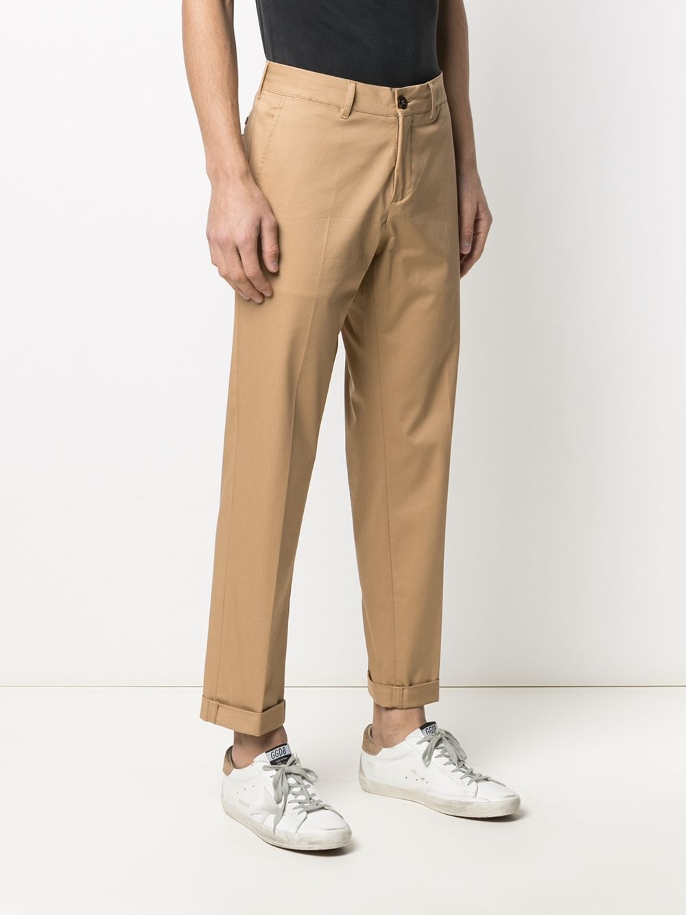 straight-leg chino trousers - 3