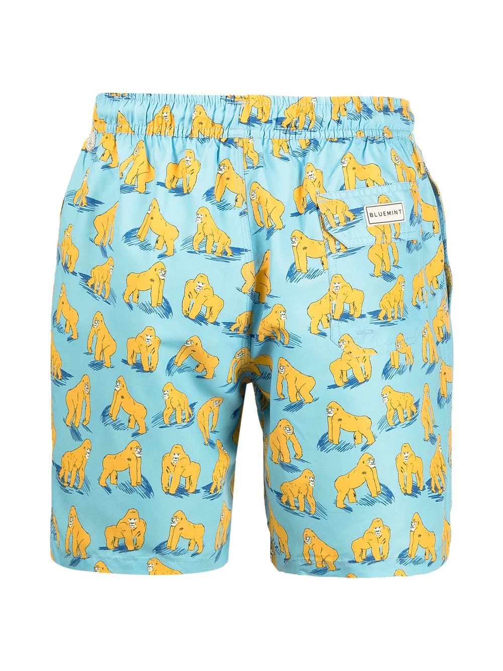 gorilla-print swim shorts - 2