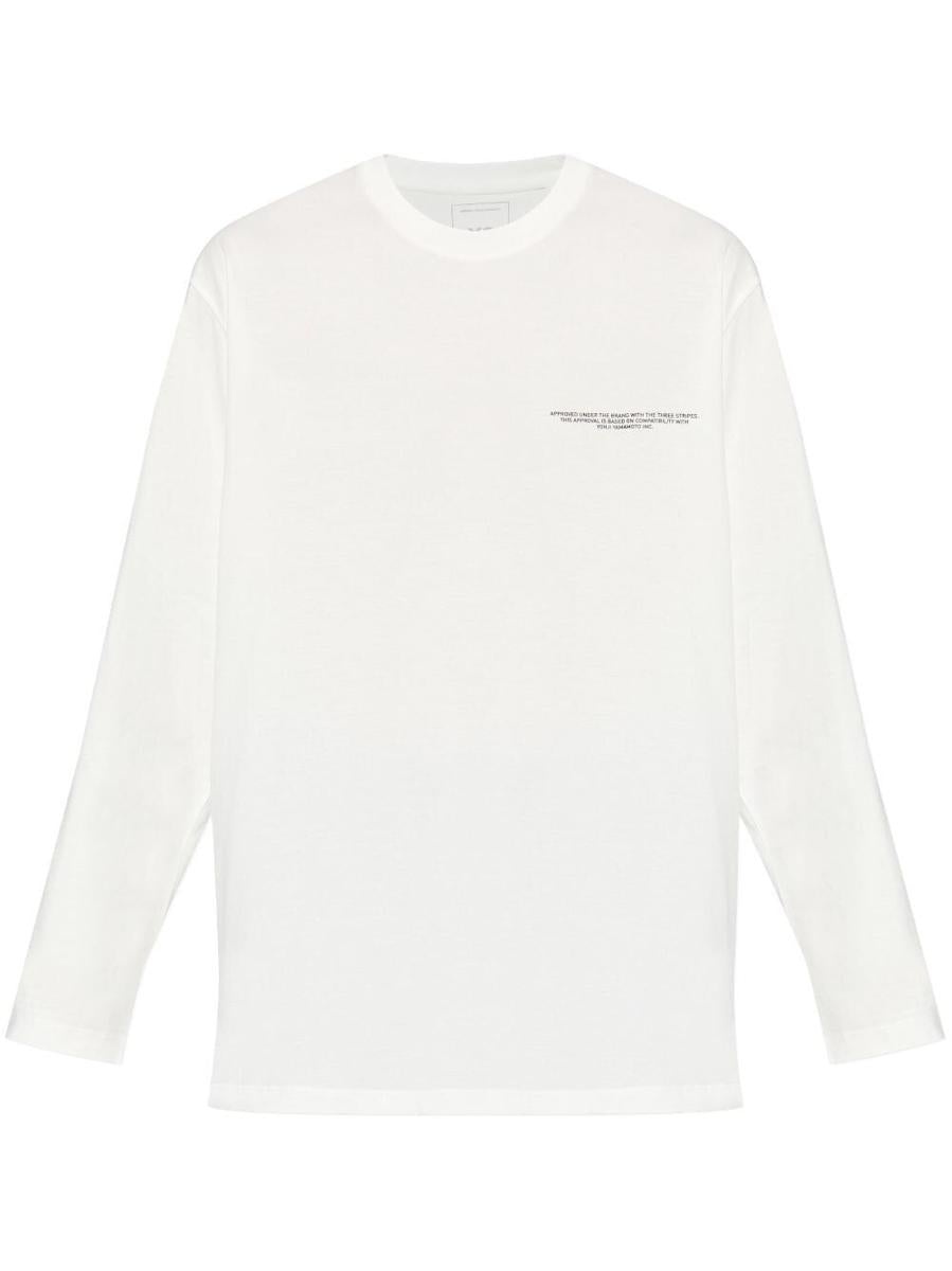 Y-3 Adidas Logo Ls Tee Clothing - 1