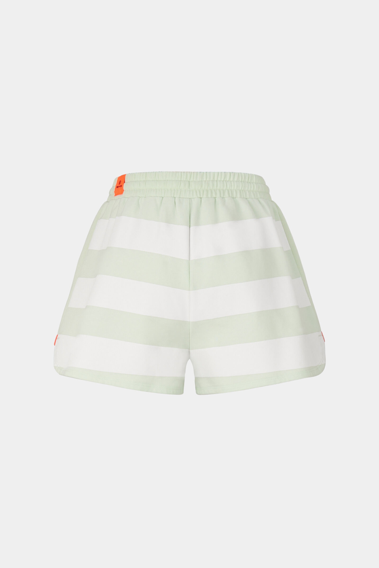 Carline Sweat shorts in Light green/White - 6