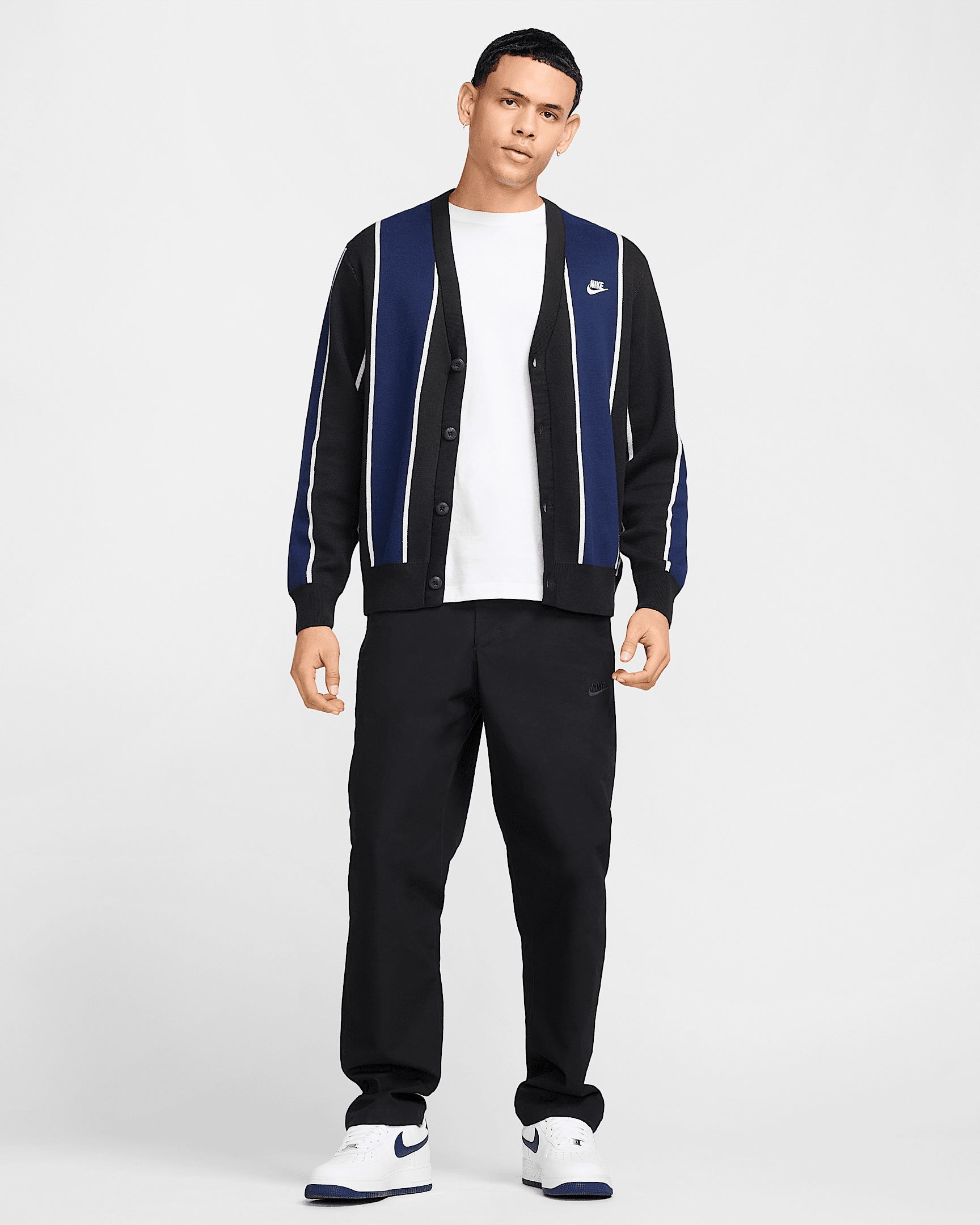Nike Club Men's Fairway Stripe Sweater - 6