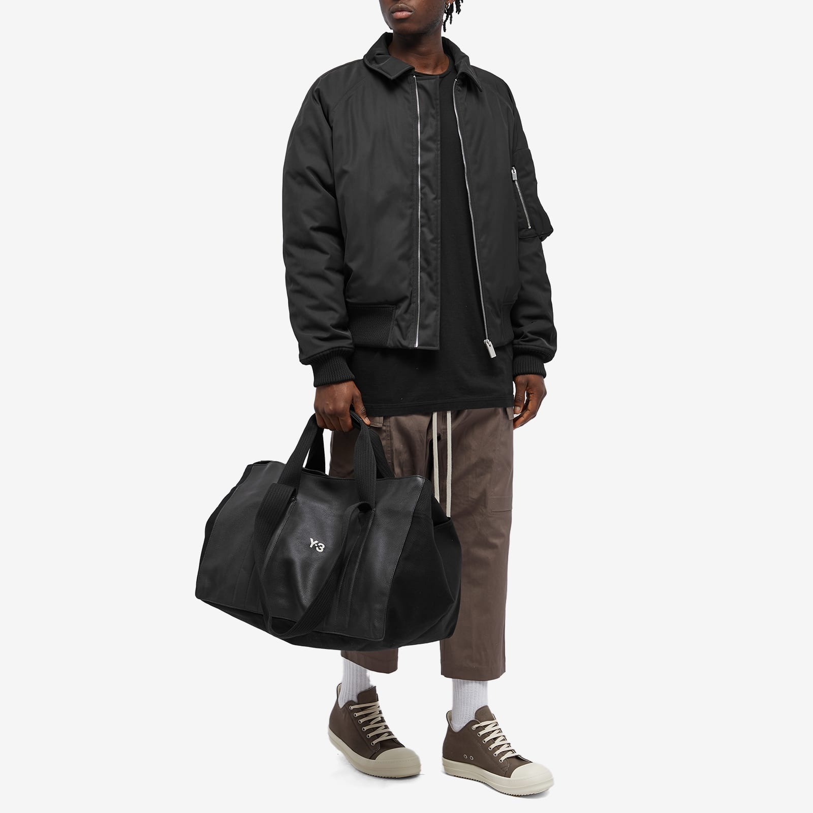 Y-3 Lux Leather Bag