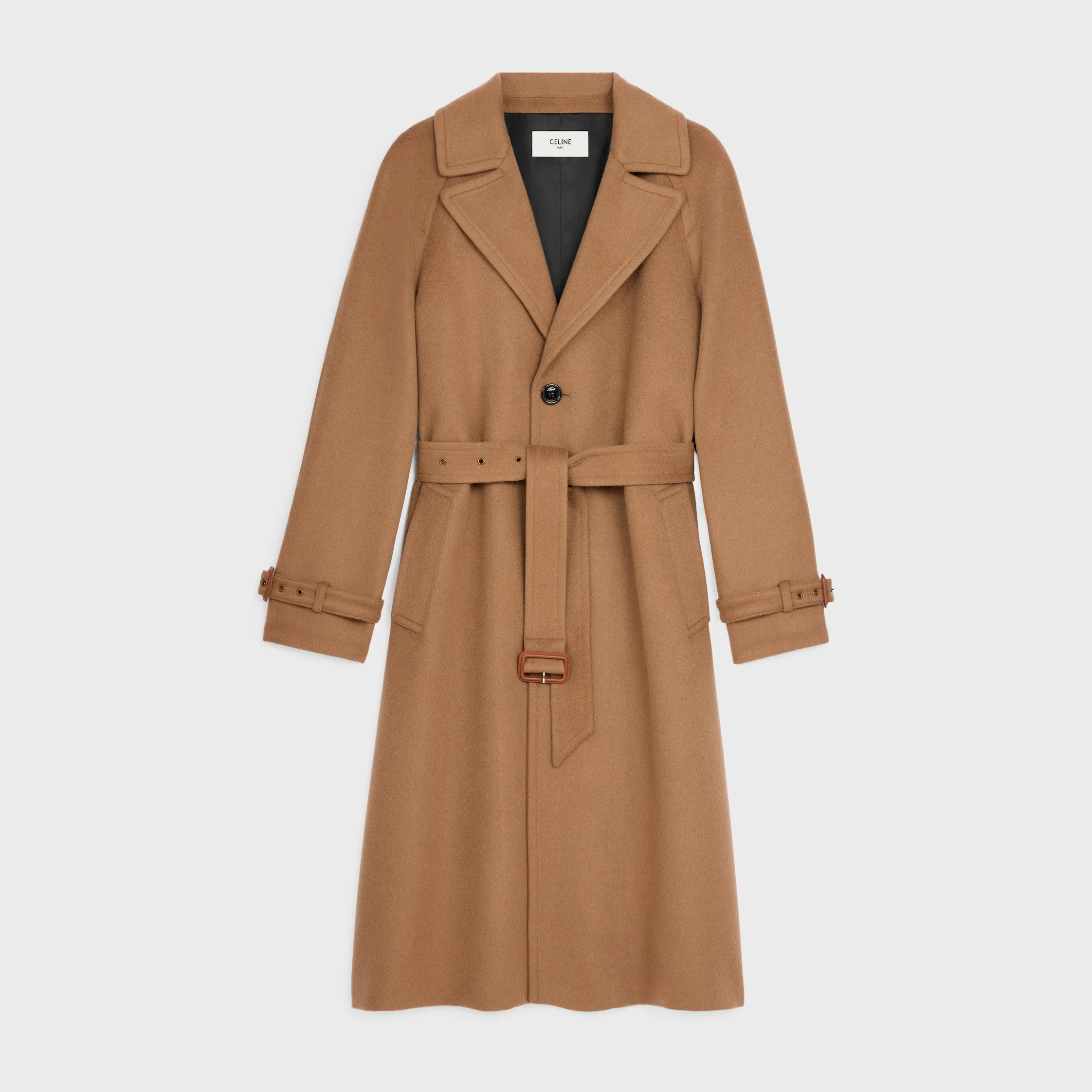 coat in camel cloth - 1