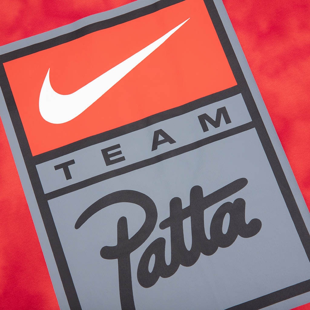 NIKE X PATTA T-SHIRT - RUSH RED/UNIVERSITY RED/GYM RED - 3