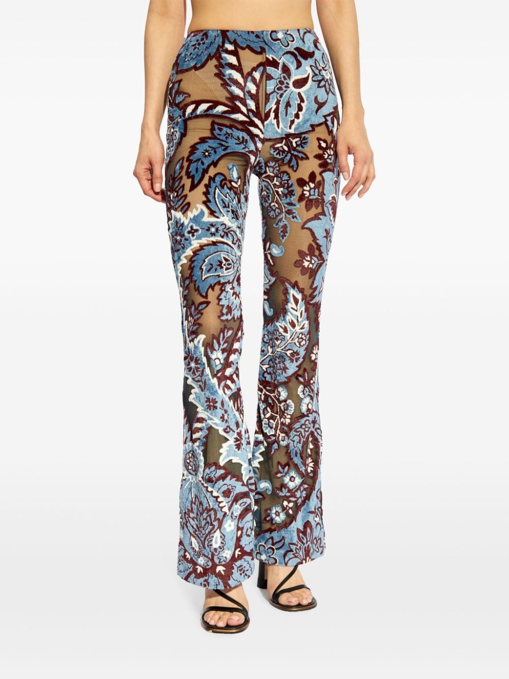 floral patterned trousers - 3