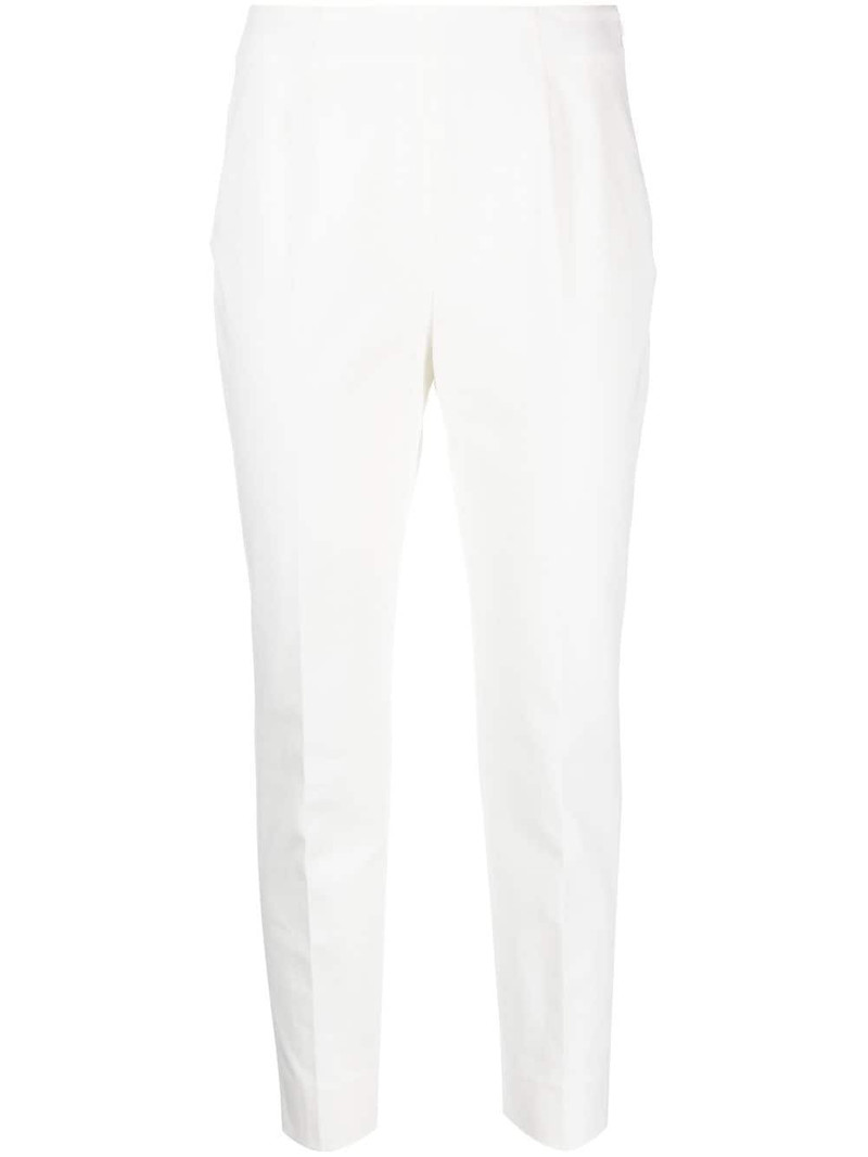 cropped tapered-leg trousers 1